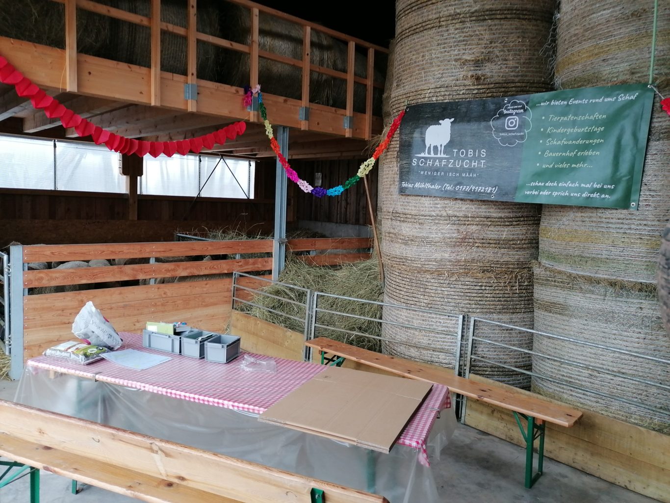 Die Geburtstags-Location wartet auf die Gäste